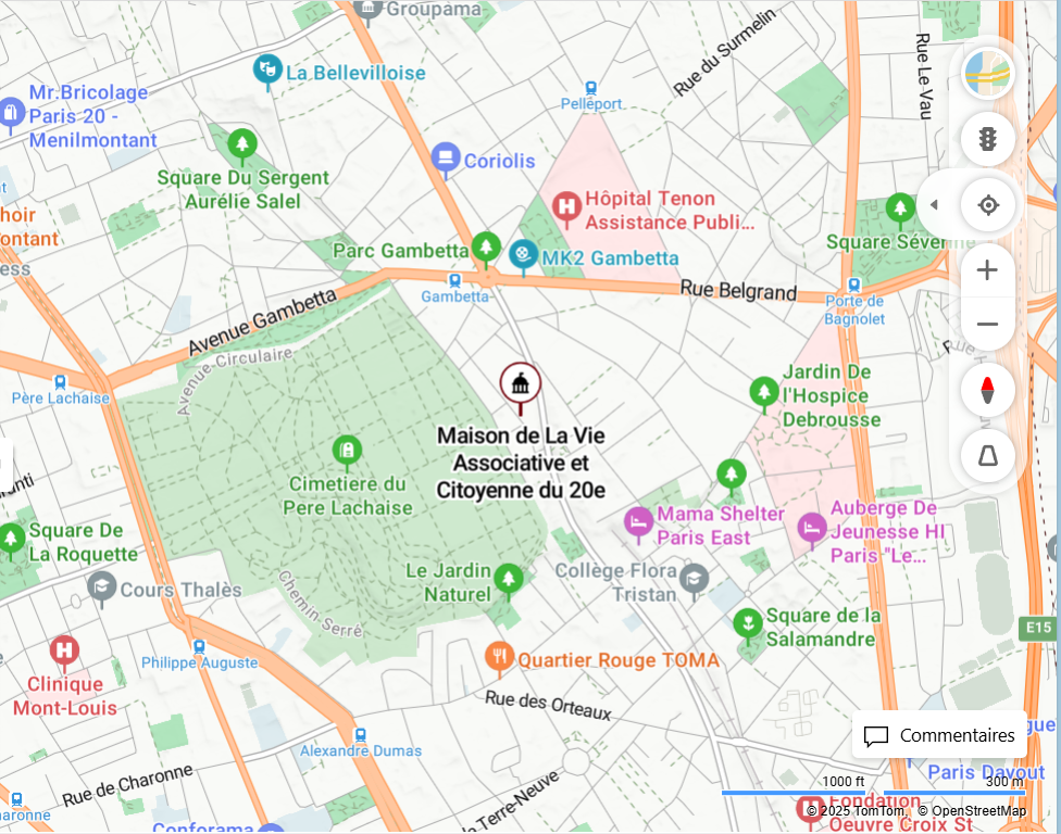 Plan d'accès à la MVAC siège social de Résous-Moi Je Suis Le Lien Que Je Tisse