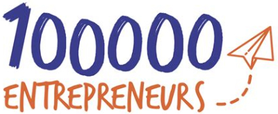 Logo les 100 000 entrepreneurs