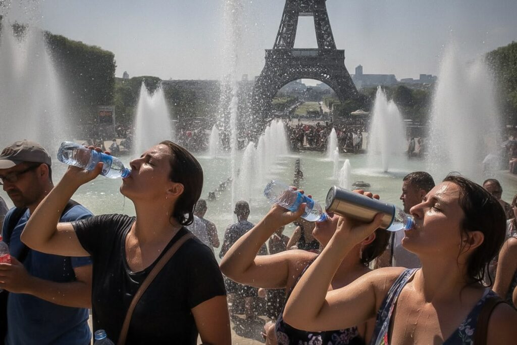Canicule, buvez de l'eau aussi souvent que le besoin se fait ressentir